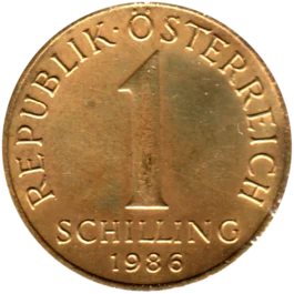 Preview 1 Schilling, 1986 reverse