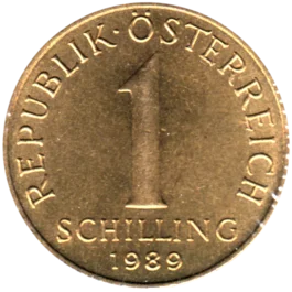 Preview 1 Schilling, 1989 reverse
