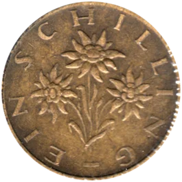Preview 1 Schilling, 1974 obverse
