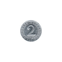 Preview 2 Groschen, 1954 reverse