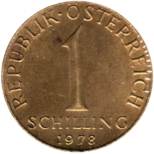 1 Schilling, 1978 Reverse