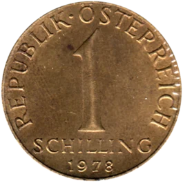 Preview 1 Schilling, 1978 reverse