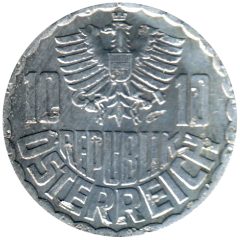 10 Groschen, 1979 Obverse