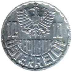 Preview 10 Groschen, 1979 obverse