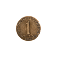 Preview 1 Schilling, 1959 reverse