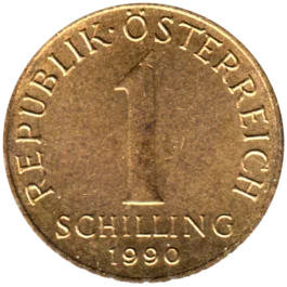 Preview 1 Schilling, 1990 reverse