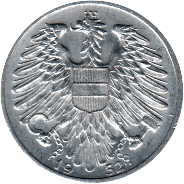 1 Schilling, 1952 Obverse