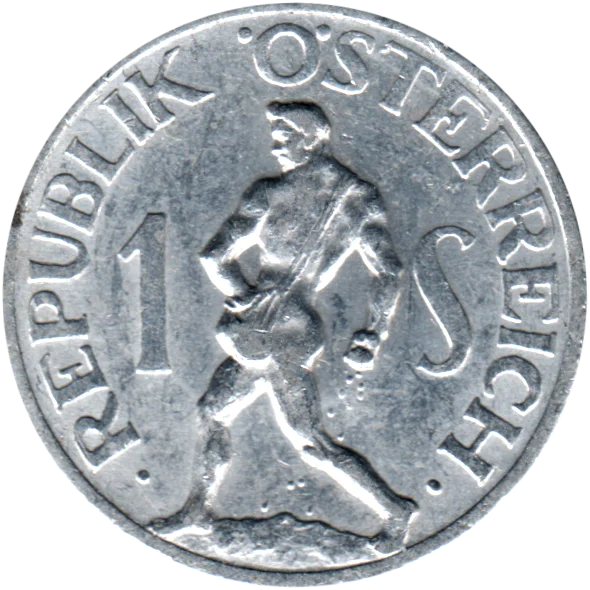 1 Schilling, 1952 Reverse