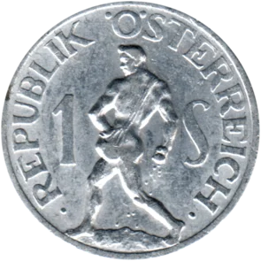 Preview 1 Schilling, 1952 reverse