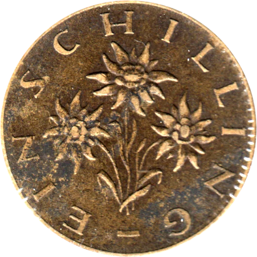 1 Schilling, 1961 Obverse