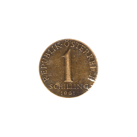 Preview 1 Schilling, 1961 reverse
