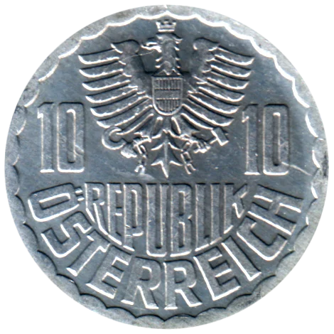 10 Groschen, 1980 Obverse