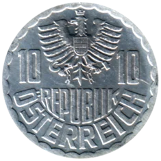 Preview 10 Groschen, 1980 obverse