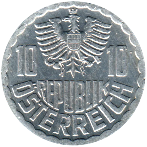 10 Groschen, 1981 Obverse