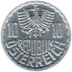 Preview 10 Groschen, 1981 obverse