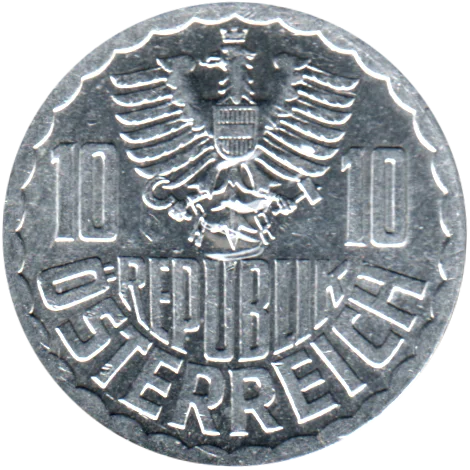 10 Groschen, 1992 Obverse