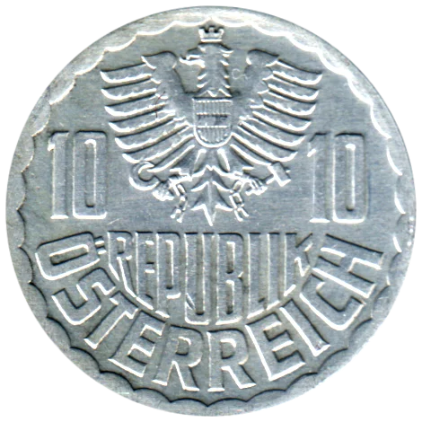 10 Groschen, 1986 Obverse