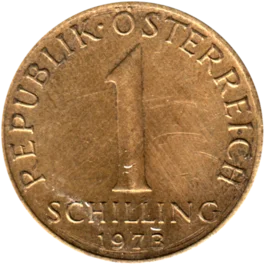 Preview 1 Schilling, 1973 reverse