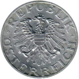 Preview 50 Groschen, 1955 obverse