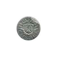 Preview 50 Groschen, 1955 reverse