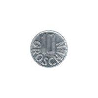Preview 10 Groschen, 1968 reverse