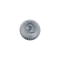 Preview 2 Groschen, 1957 reverse