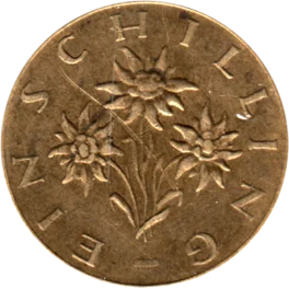 Preview 1 Schilling, 1963 obverse