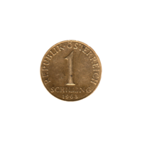 Preview 1 Schilling, 1963 reverse