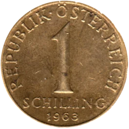 Preview 1 Schilling, 1963 reverse