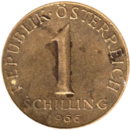 Preview 1 Schilling, 1966 reverse