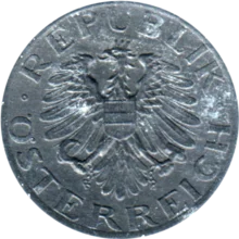 Preview 5 Groschen, 1976 obverse