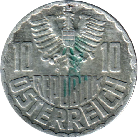 10 Groschen, 1951 Obverse