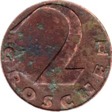 Preview 2 Groschen, 1929 reverse