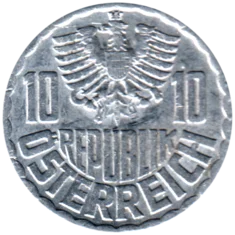 Preview 10 Groschen, 1964 obverse