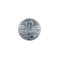 Preview 10 Groschen, 1975 reverse