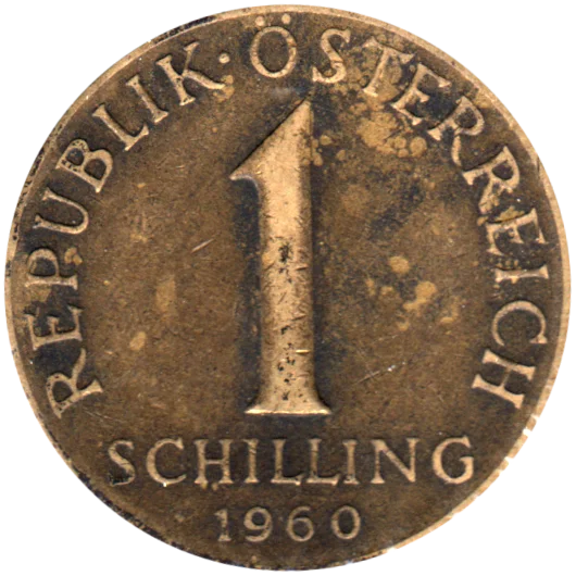 1 Schilling, 1960 Reverse