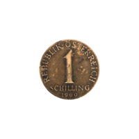 Preview 1 Schilling, 1960 reverse