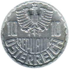 Preview 10 Groschen, 1976 obverse