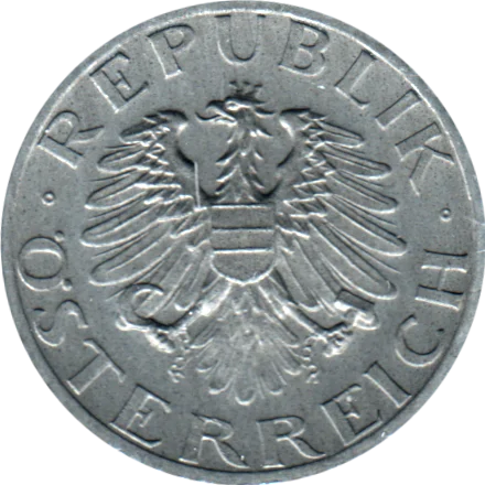 5 Groschen, 1990 Obverse