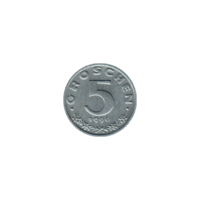 Preview 5 Groschen, 1990 reverse