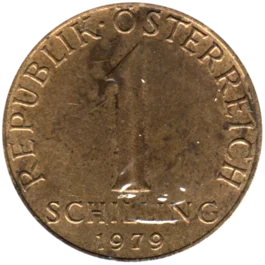 Preview 1 Schilling, 1979 reverse
