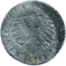 Preview 5 Groschen, 1957 obverse