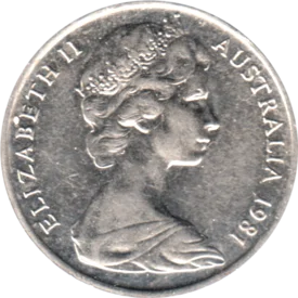 Preview 10 cents, 1981 obverse