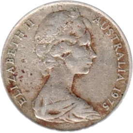 Preview 10 cents, 1975 obverse