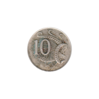 Preview 10 cents, 1975 reverse