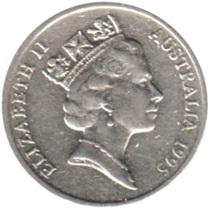 Preview 5 cents, 1995 obverse