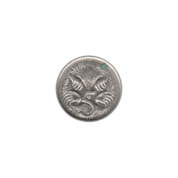 Preview 5 cents, 1995 reverse
