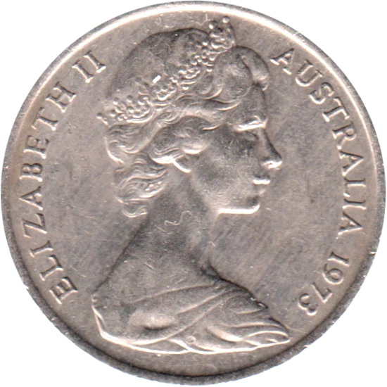 10 cents, 1973 Obverse