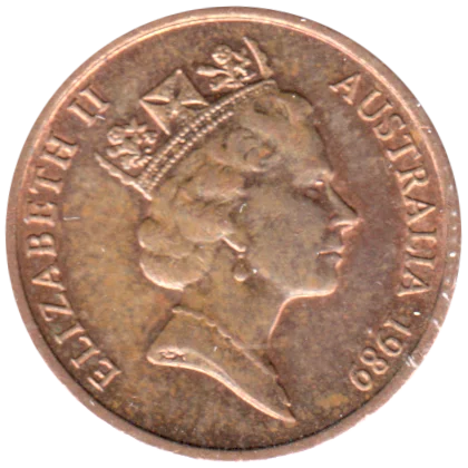 1 cent, 1989 Obverse
