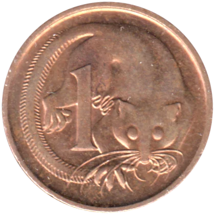1 cent, 1989 Reverse